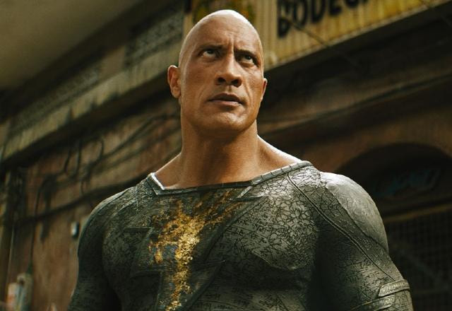 Imagem promocional de The Rock como Adão Negro