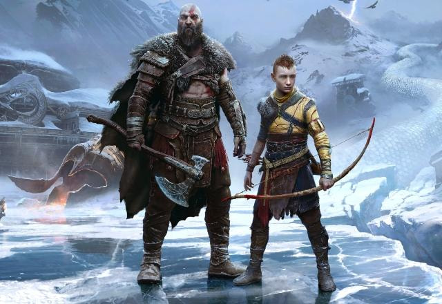 Imagem promocional de God of War Ragnarök