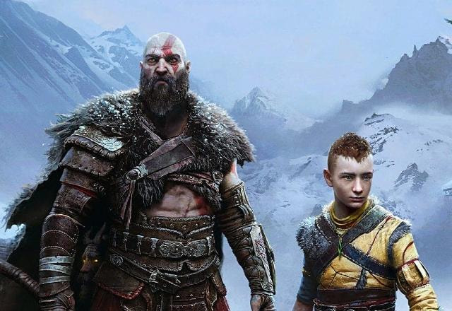 Imagem promocional de God of War Ragnarök