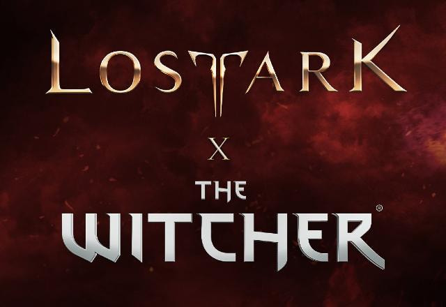 Imagem promocional da parceria entre Lost Ark e The Witcher