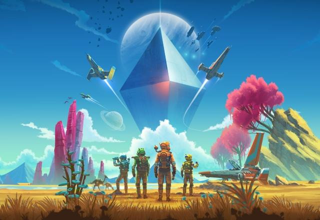 Imagem promocional de No Man's Sky