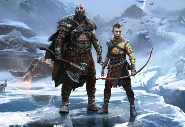 Imagem promocional de God of War Ragnarök