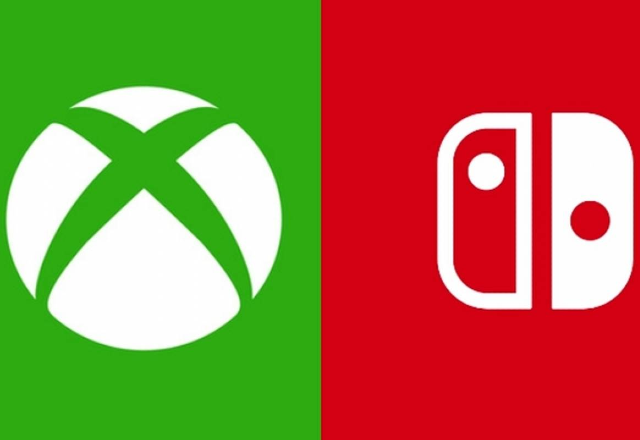 Imagem promocional de Xbox e Nintendo