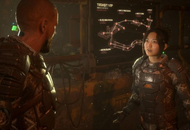 Imagem promocional de The Callisto Protocol