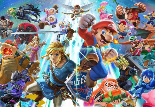 Imagem promocional de Super Smash Bros. Ultimate