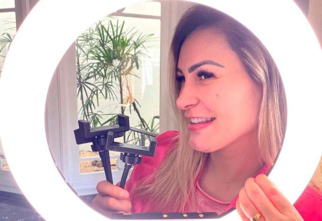 A  modelo Andressa Urach