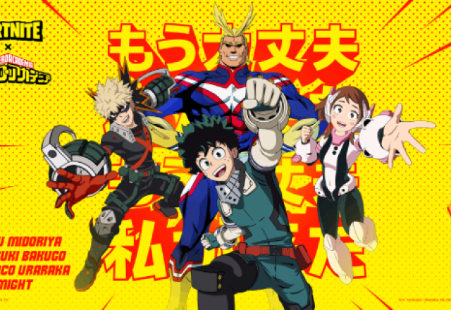 Fortnite: Skins de My Hero Academia já estão disponíveis