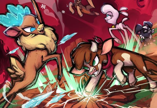 Imagem promocional de Them's Fightin' Herds