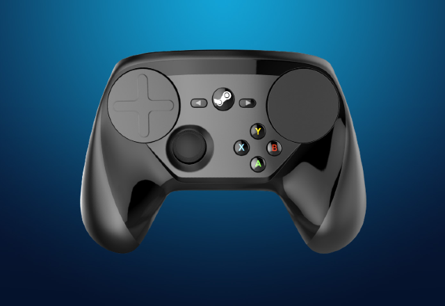 Imagem promocional do Steam Controller