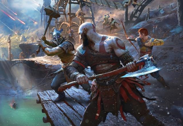 Imagem promocional de God of War Ragnarök