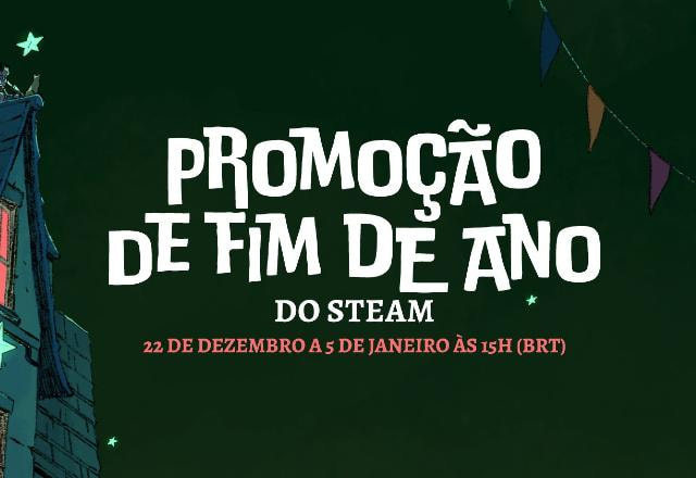 Imagem promocional da Promoção de Fim de Ano da Steam