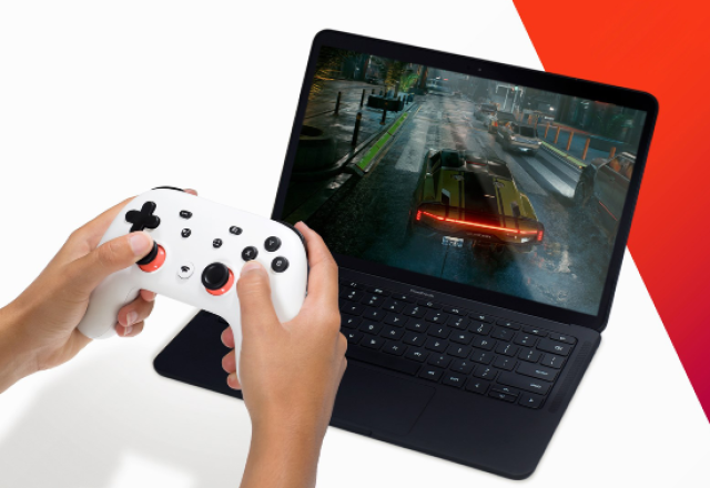 Imagem promocional do Google Stadia