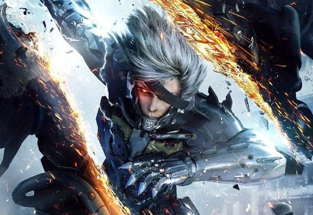 Imagem promocional de Raiden em Metal Gear Rising
