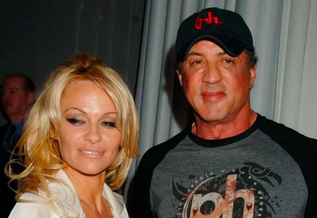 Pamela Anderson e Sylvester Stallone juntos