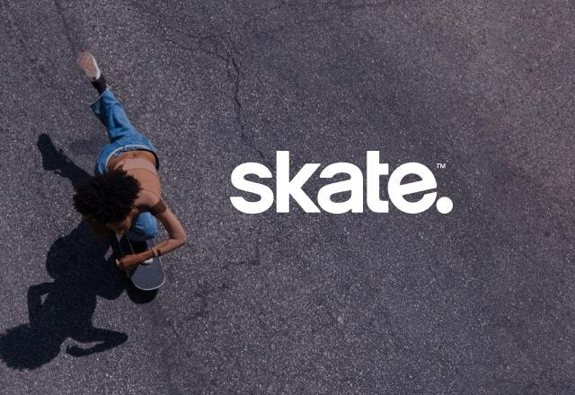 Imagem promocional de skate.