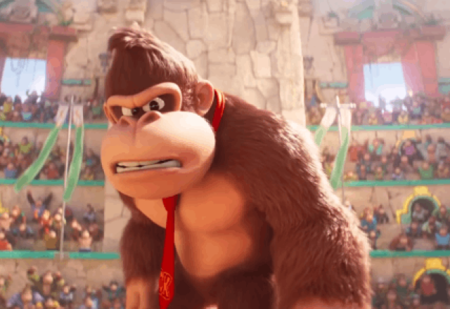 Teaser de Super Mario Bros revela novas imagens de Donkey Kong