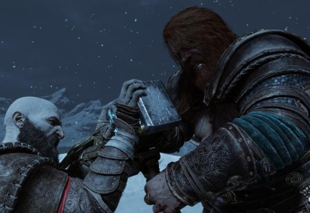 Imagem promocional de God of War Ragnarök