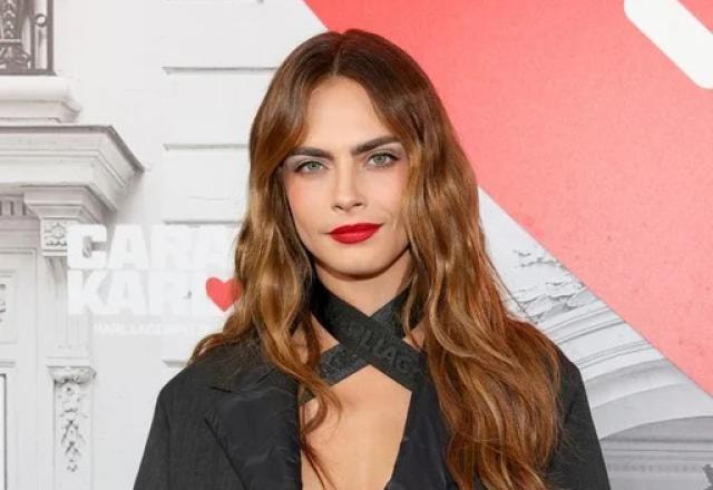 A modelo Cara Delevingne em evento