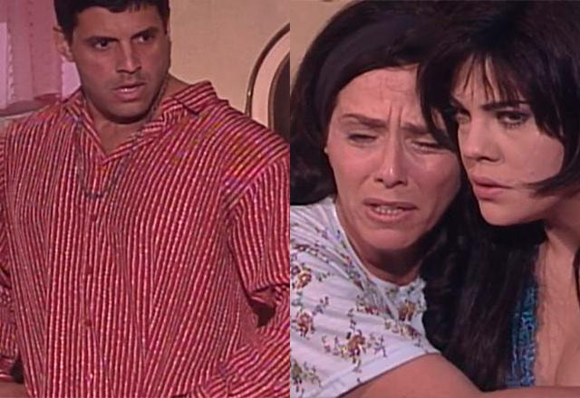motagem com foto de mário e marisol com dona margarida