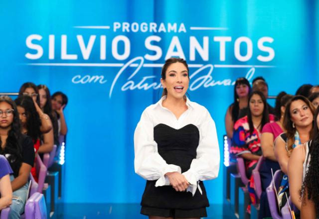 A apresentadora Patricia Abravanel