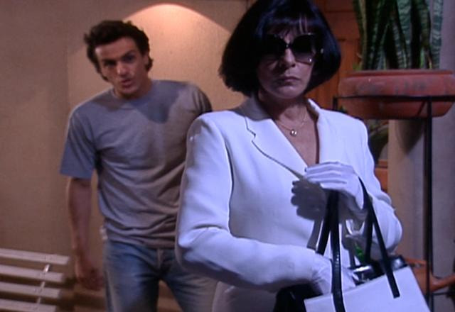 amparo de peruca, óculos de costas para chico