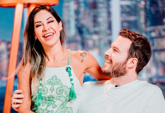 Maíra Cardi abraça Thiago Nigro