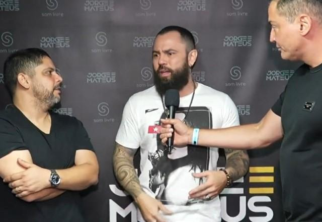 Jorge e Mateus em entrevista a Leo Dias