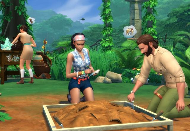 Imagem promocional de The Sims 4 Aventuras na Selva