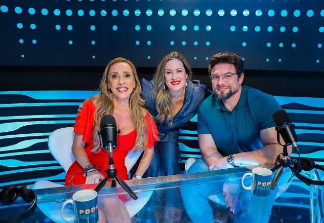 Adriana Miranda, Paulo Muzy e Roberta Miguel no Pod Ser Melhor