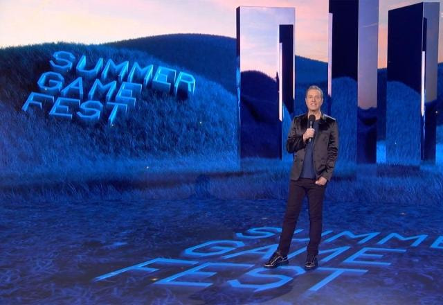 Geoff Keighley apresentando o Summer Game Fest 2022