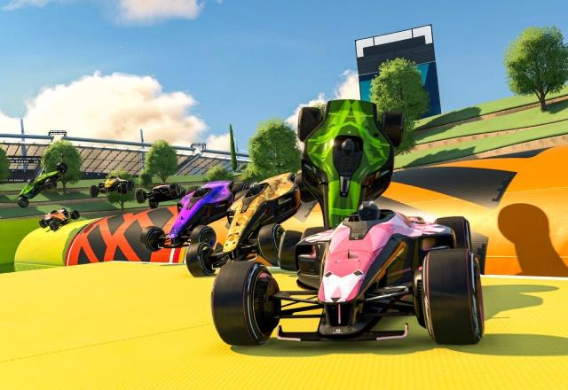 Imagem promocional de Trackmania