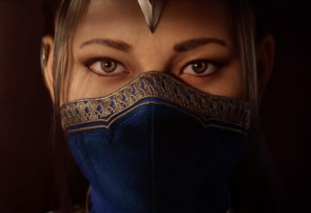 Imagem promocional de Kitana em Mortal Kombat 1 (2023)