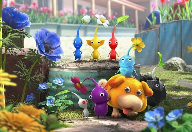 Imagem promocional de Pikmin 4