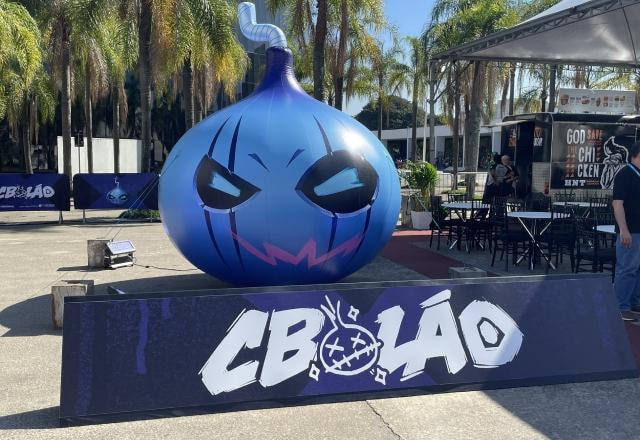 Foto do mascote do CBOLÃO 2023