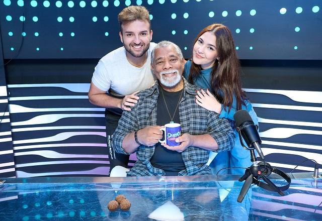 Guilherme Sant'Anna, Ana Zimerman e Nicholas Torres no Queijo com Goiabada (Rogerio Pallatta/SBT)