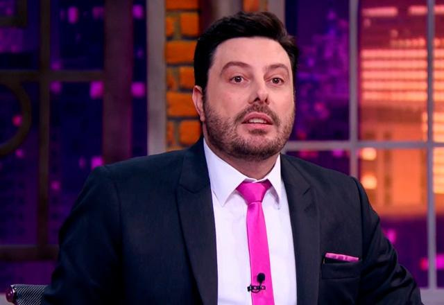 Danilo Gentili durante o The Noite.