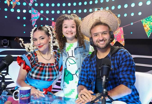 Arlyane Carvalho, Ana Zimerman e Nicholas Torres no Queijo com Goiabada