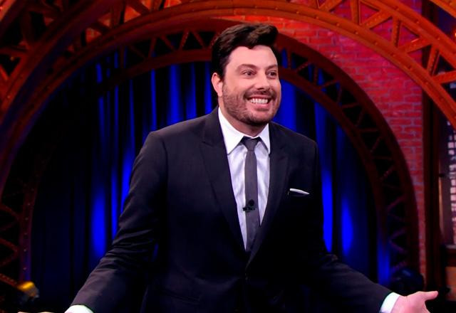 Danilo Gentili durante o The Noite.