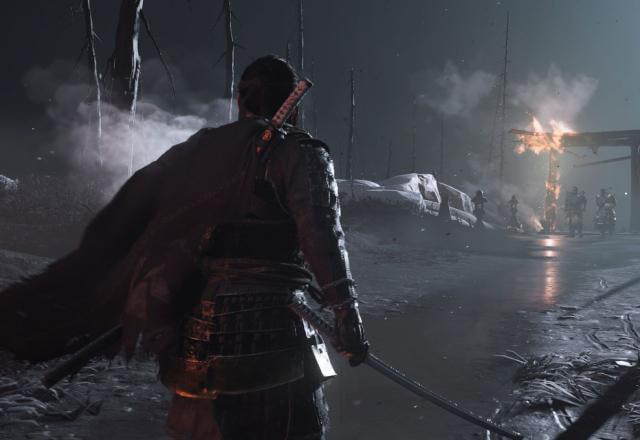 Imagem promocional de Ghost of Tsushima