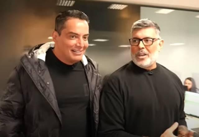 Leo Dias e Alexandre Frota
