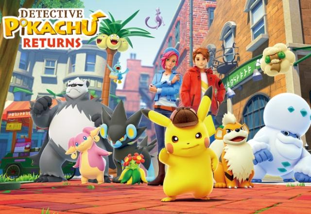 Imagem promocional de Detective Pikachu Returns