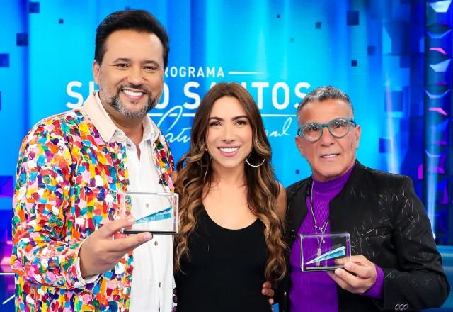 Geraldo Luís, Patricia Abravanel e Eri Johnson