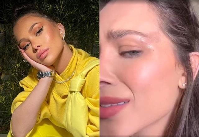 Flávia Pavanelli mostra queimadura no rosto nos Stories do Instagram