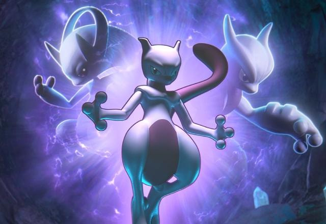 Imagem promocional de Mewtwo em Pokémon Unite