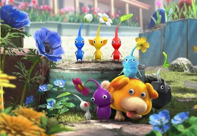 Imagem promocional de Pikmin 4