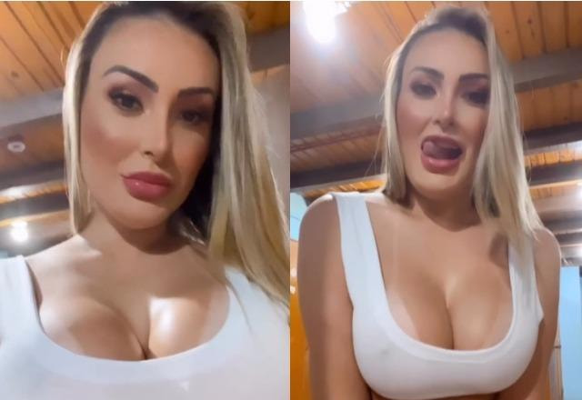 Andressa Urach sensualiza no Instagram