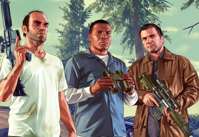 Imagem promocional de GTA V