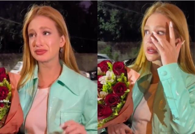 Marina Ruy Barbosa chora durante encontro com os fãs