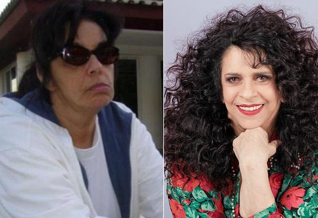 Wilma Petrillo à esquerda; Gal Costa à direita