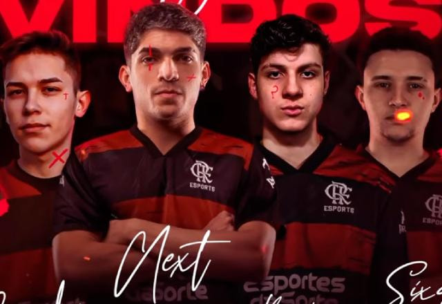 Imagem promocional do anúncio dos novos jogadores do Flamengo Medellin